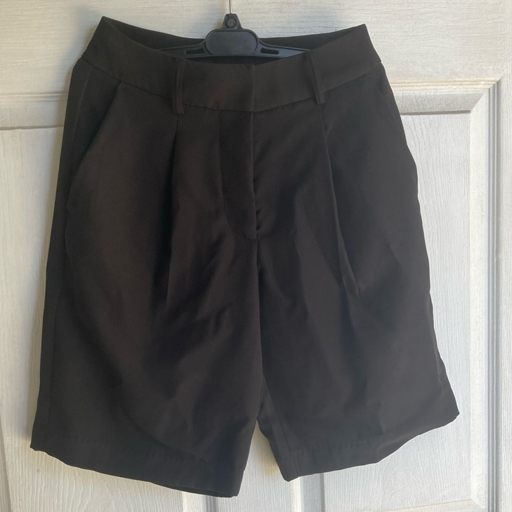 Forever 21 Black Bermuda Shorts Tailored Formal